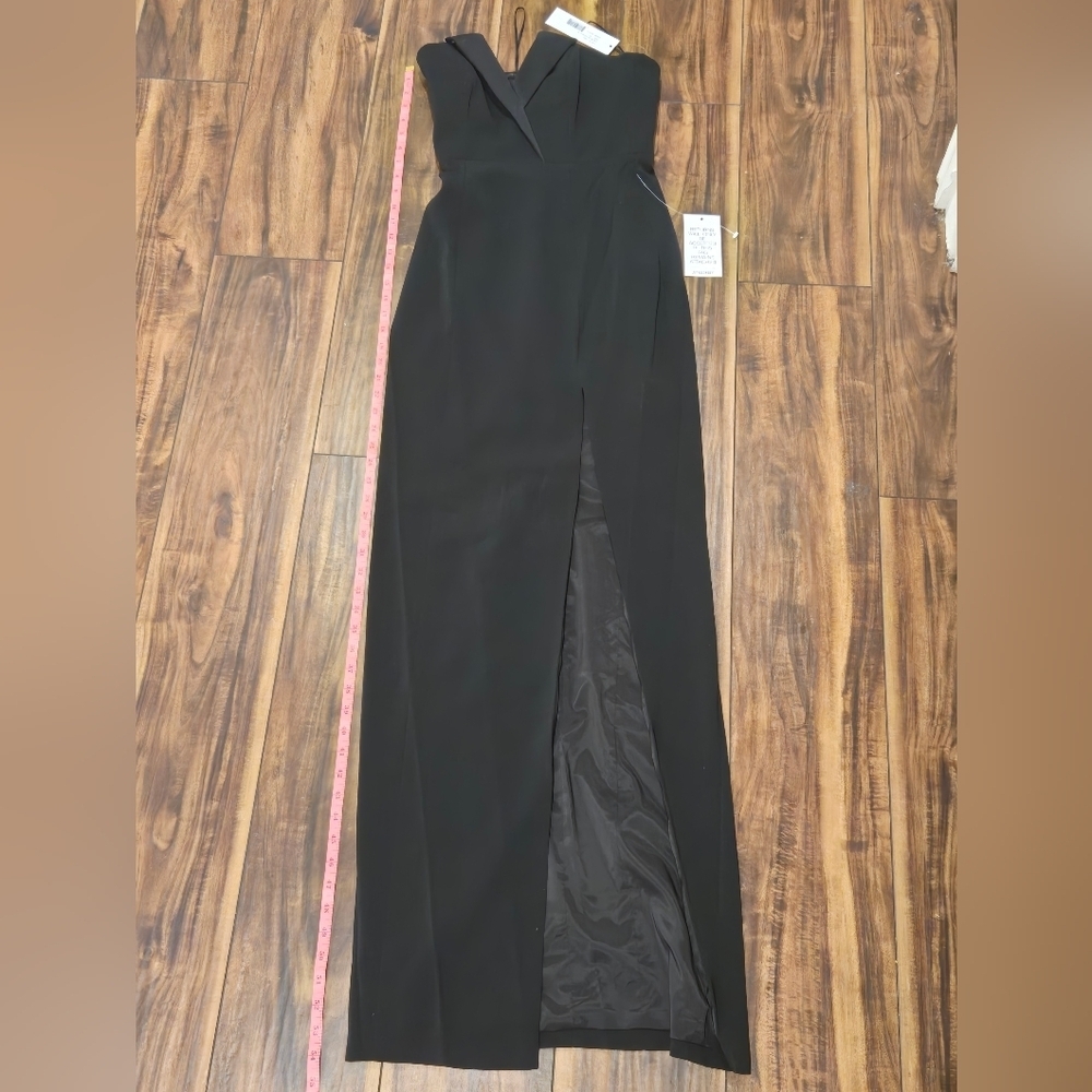 Jay Godfrey Sylvia Elegant Black Strapless Evening Gown - Picture 3 of 8